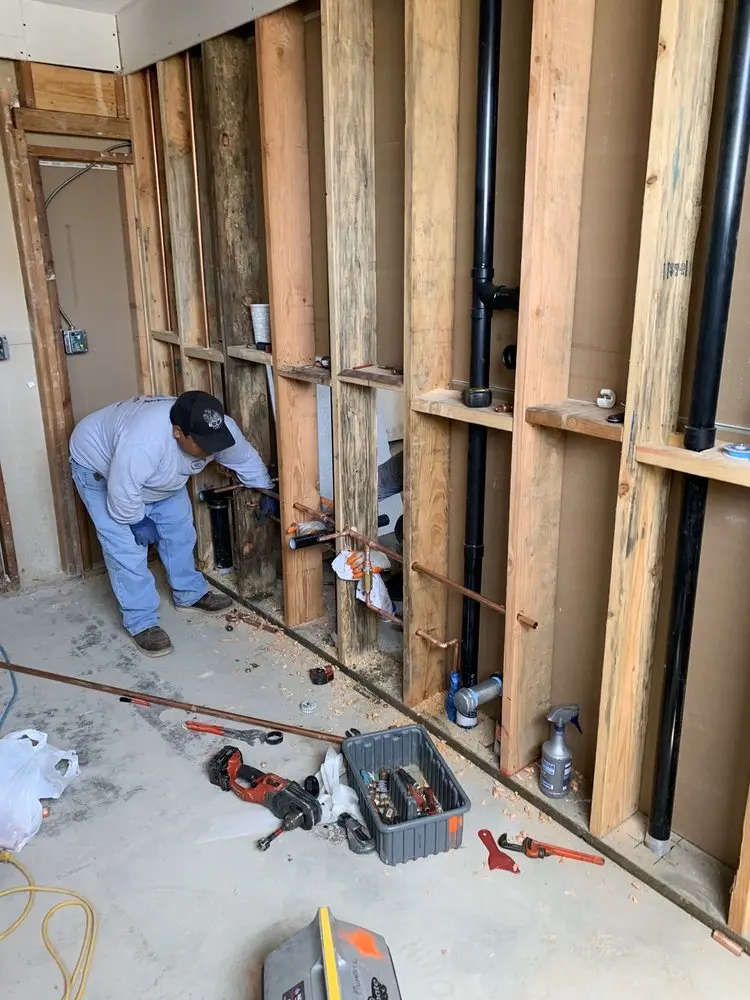 Commercial rough-in plumbing for Gas Line Repair in Rowlett